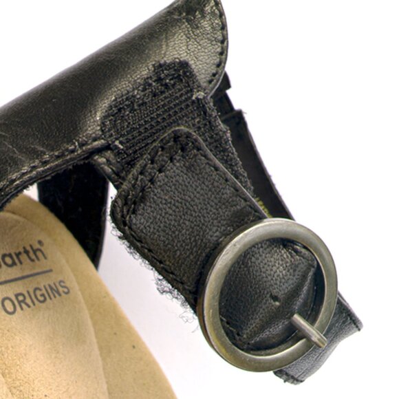 Earth Origins Kendra Kane Wedge Black Size 7M - Picture 7 of 8